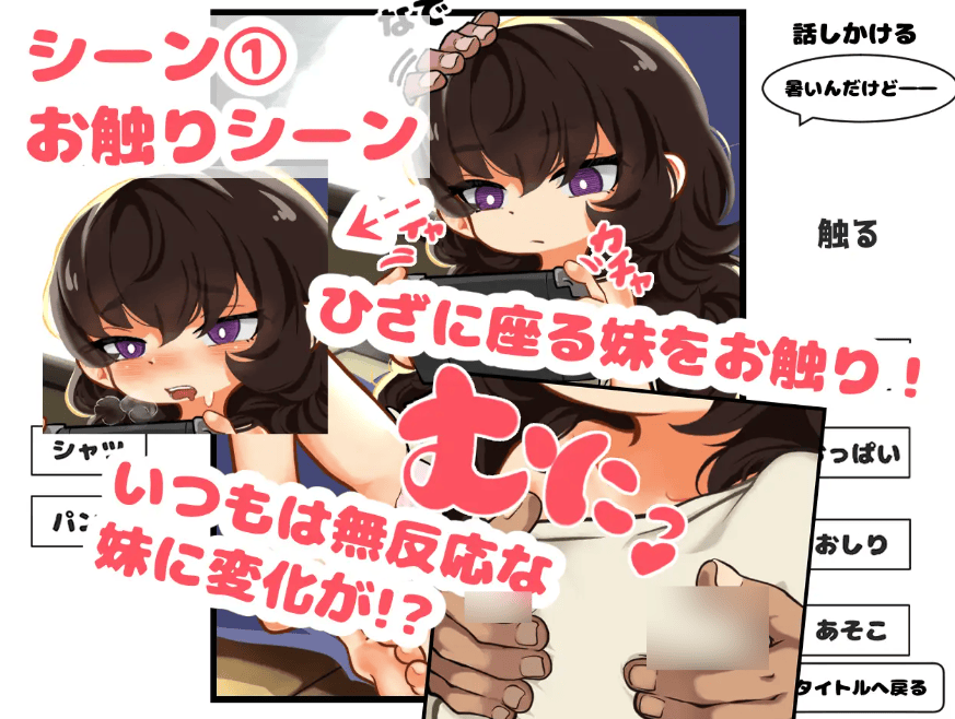 [SLG/内嵌汉化版] 我安静的小妹妹正坐在我的腿上 v1.0 【PC/动态/600M】